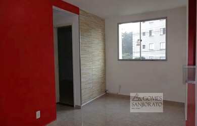 Imagem: O apartamento possui 2 Dormitórios, 1 Banheiro, 1 Vaga na garagem