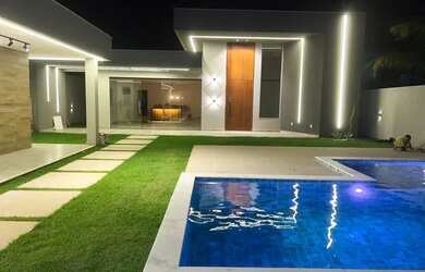 Imagem: A casa em condomínio possui 3 Dormitórios, 4 Banheiros, 3