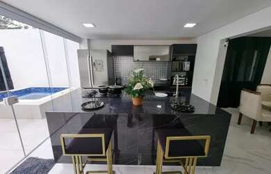 Imagem 8: Linda casa mobiliada pra locação e venda no condomínio Atibaia Park...