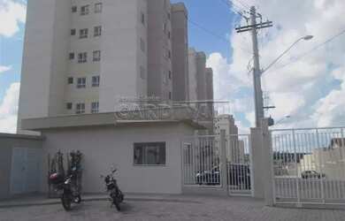 Imagem: O apartamento possui 2 Dormitórios, 1 Banheiro, 1 Vaga na garagem