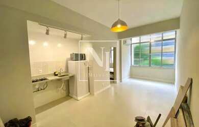 Imagem: O apartamento possui 1 Dormitório, 1 Banheiro, 40m² de Área