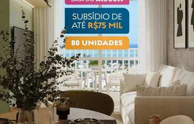 Imagem: O apartamento possui 2 Dormitórios, 1 Banheiro, 1 Vaga na garagem