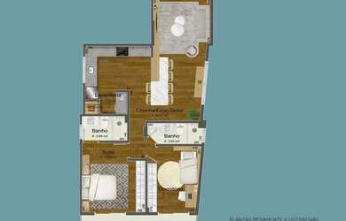 Imagem 2: Apartamento para venda com 73 metros quadrados com 2 quartos
