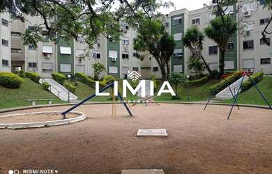 Imagem: O apartamento possui 1 Dormitório, 1 Banheiro, 1 Vaga na garagem