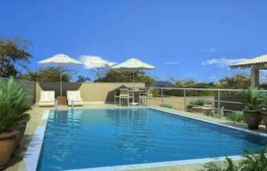 Imagem: O apartamento na cobertura possui 3 Dormitórios, 2 Banheiros