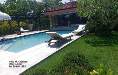 Imagem: A casa em condomínio possui 4 Dormitórios, 5 Banheiros, 5