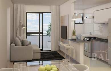 Imagem: O apartamento possui 2 Dormitórios, 2 Banheiros, 2 Vagas na