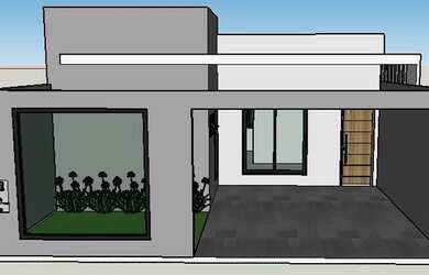 Imagem: A casa possui 3 Dormitórios, 2 Banheiros, 65m² de Área e