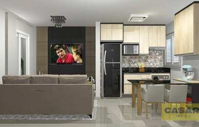 Imagem: O apartamento possui 2 Dormitórios, 2 Banheiros, 1 Vaga na