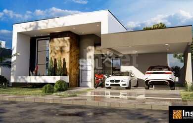 Imagem: A casa possui 3 Dormitórios, 4 Banheiros, 2 Vagas na garagem