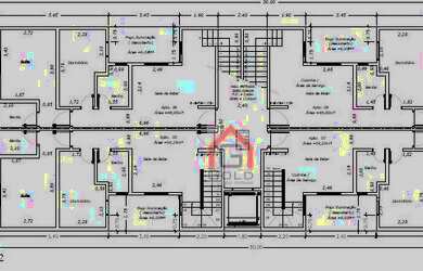 Imagem: O apartamento possui 2 Dormitórios, 2 Banheiros, 1 Vaga na