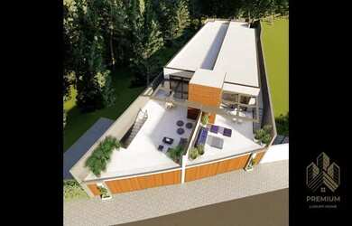 Imagem: A casa possui 3 Dormitórios, 3 Banheiros, 2 Vagas na garagem