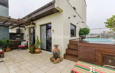 Imagem 1: Cobertura com belíssima vista para o Guaíba, para venda tem 159 metros quadrados com 2 qua