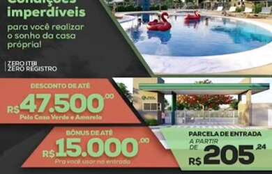 Imagem: A casa possui 2 Dormitórios, 1 Banheiro, 1 Vaga na garagem