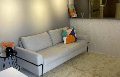 Imagem: O apartamento possui 2 Dormitórios, Acomodam 6 pessoas, 1 Vaga