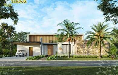 Imagem: A casa em condomínio possui 5 Dormitórios, 5 Banheiros, 5