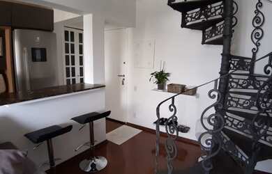 Imagem: O apartamento na cobertura possui 2 Dormitórios, 1 Banheiro