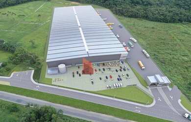 Imagem: O depósito possui 35.000m² de Área e está localizado em