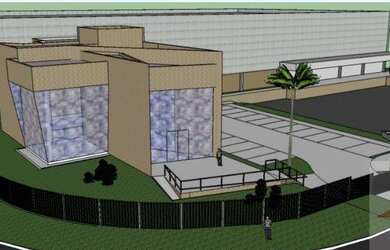 Imagem: O depósito possui 5.246m² de Área e está localizado em