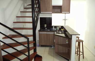 Imagem: O studio possui 1 Dormitório, 1 Banheiro, 1 Vaga na garagem