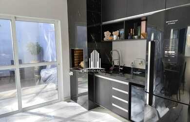 Imagem: A casa em condomínio possui 3 Dormitórios, 3 Banheiros, 2