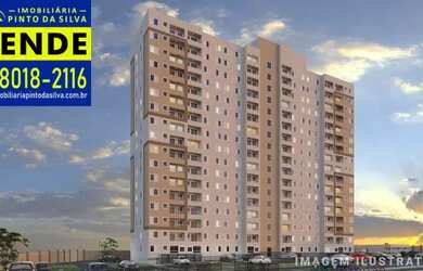 Imagem: O apartamento possui 2 Dormitórios, 1 Banheiro, 1 Vaga na garagem