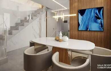 Imagem: O apartamento na cobertura possui 2 Dormitórios, 2 Banheiros