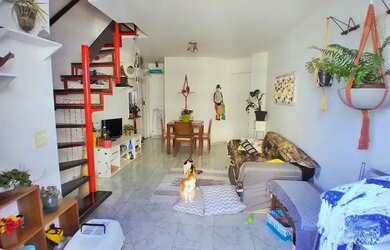 Imagem 7: Barra Balli Duplex And.Alto Vista Lateral Mar 75m2 2Sts Repleto Armários