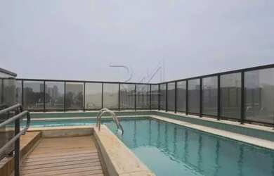 Imagem: O studio possui 1 Dormitório, 1 Banheiro, 1 Vaga na garagem