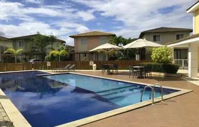 Imagem: A casa em condomínio possui 4 Dormitórios, 4 Banheiros, 3