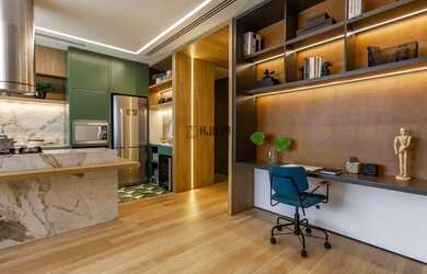 Imagem: O apartamento possui 2 Dormitórios, 2 Banheiros, 2 Vagas na