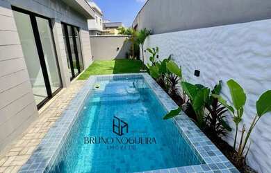 Imagem 4: Casa Plana Nova a Venda em Condominio no Eusebio com 03 suites e piscina...