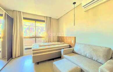 Imagem: O studio possui 1 Dormitório, 1 Banheiro, 1 Vaga na garagem