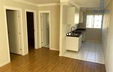 Imagem: O apartamento possui 2 Dormitórios, 1 Banheiro, 1 Vaga na garagem