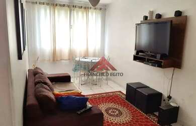 Imagem: O apartamento possui 2 Dormitórios, 1 Banheiro, 1 Vaga na garagem