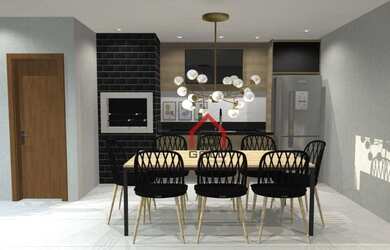 Imagem: O apartamento possui 2 Dormitórios, 3 Banheiros, 2 Vagas na