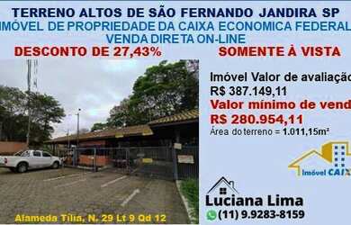 Imagem: O terreno possui 1.011m² de Área e está localizado em Altos