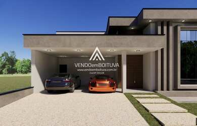 Imagem: A casa em condomínio possui 3 Dormitórios, 4 Banheiros, 4