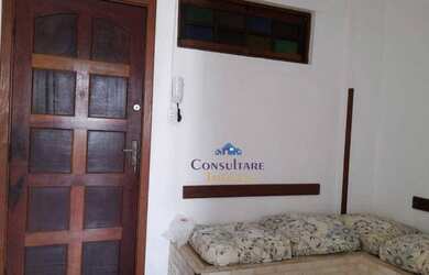 Imagem: O apartamento possui 1 Dormitório, 1 Banheiro, 1 Vaga na garagem