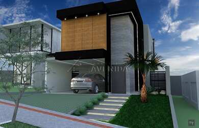 Imagem: A casa em condomínio possui 3 Dormitórios, 4 Banheiros, 4