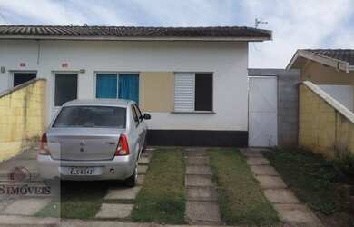 Imagem: A casa em condomínio possui 2 Dormitórios, 1 Banheiro, 2 Vagas