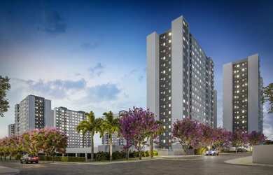 Imagem: O apartamento possui 2 Dormitórios, 2 Banheiros, 2 Vagas na