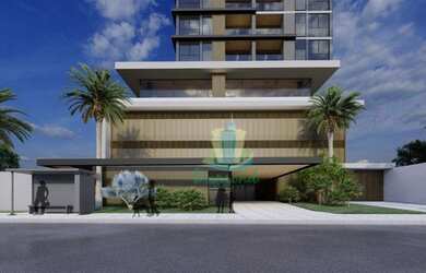 Imagem: O apartamento possui 1 Dormitório, 1 Banheiro, 1 Vaga na garagem