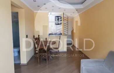 Imagem: O apartamento possui 2 Dormitórios, 1 Banheiro, 1 Vaga na garagem