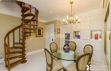 Imagem 4: Cobertura com belíssima vista para o Guaíba, para venda tem 159 metros quadrados com 2 qua