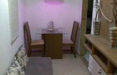 Imagem: O apartamento possui 1 Dormitório, 1 Banheiro, 1 Vaga na garagem