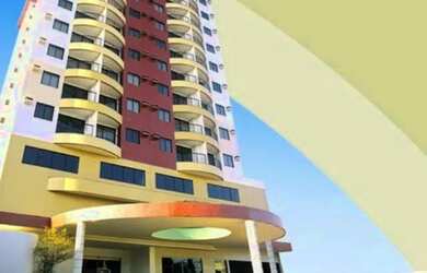 Imagem: O apartamento possui 1 Dormitório, 1 Banheiro, 1 Vaga na garagem