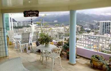 Imagem: O apartamento na cobertura possui 3 Dormitórios, 3 Banheiros