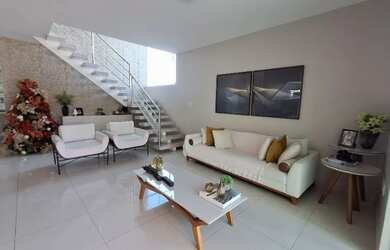 Imagem: A casa em condomínio possui 4 Dormitórios, 5 Banheiros, 4