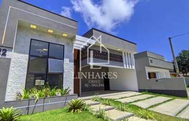 Imagem: A casa em condomínio possui 3 Dormitórios, 4 Banheiros, 4